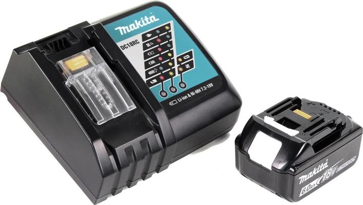 Actual product image Makita DST 221 RG1J 18 V Li-ion battery tacker in Makpac + 1x BL 1860 B 6.0 Ah Li-ion battery + DC 18 RC