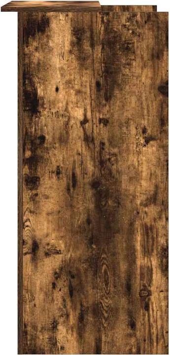 Actual product image vidaXL Reception counter smoked oak 55x50x103.5 cm wood-based reception counter