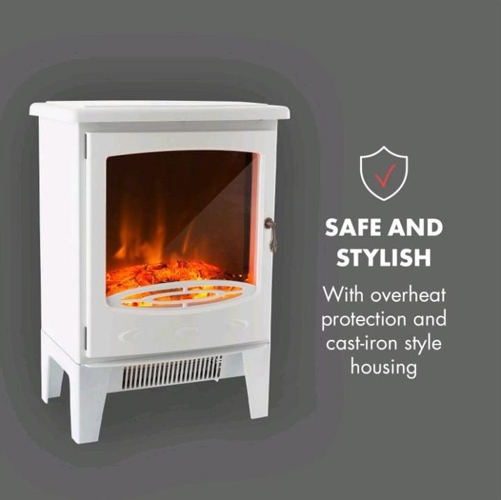 Produktbild Klarstein Meran Elektrischer Kamin Weiss