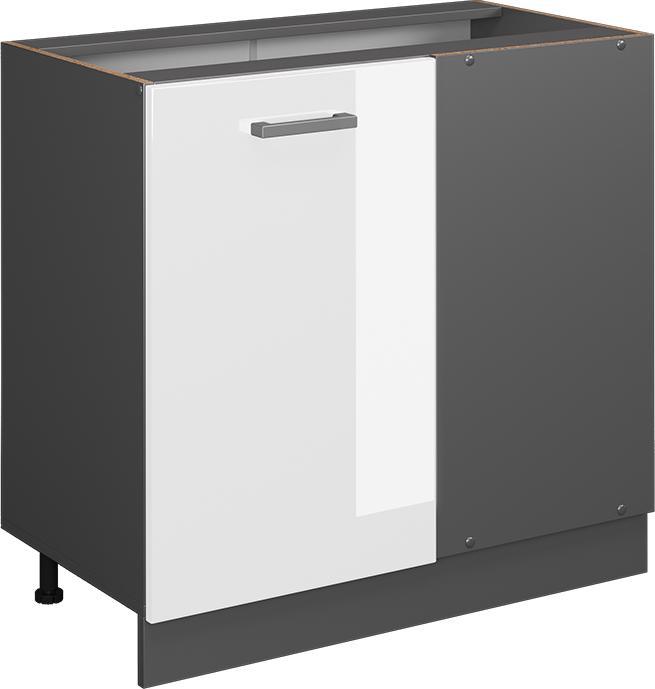 Anthrazit, Weiss, Weiss Hochglanz