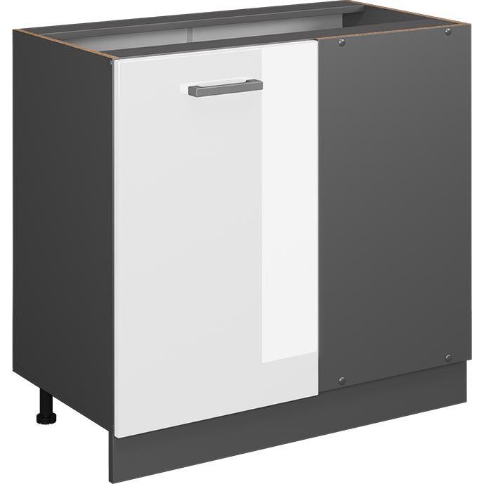 Vicco, Regal, Eckunterschrank R-Line (86 x 46 x 81.5 cm)