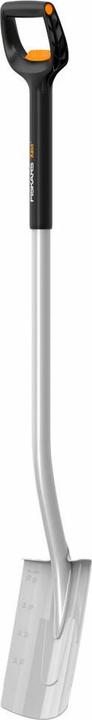 Actual product image Fiskars Telescopic spade for soft, low-stone soils, Round, Length: 111 - 130 cm, Reinforced boron steel