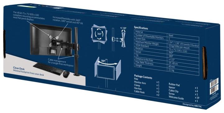 Produktbild Arctic Z1 Basic (Tisch, 38", 8 kg)