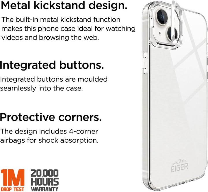 Image du produit Eiger Grip Stand Case (Apple iPhone 15 Plus)