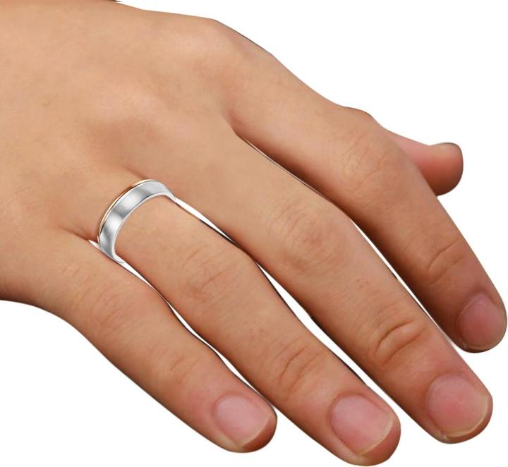 Immagine prodotto Trilani Acciaio inossidabile da uomo argento/oro rosa - 9650 (56)