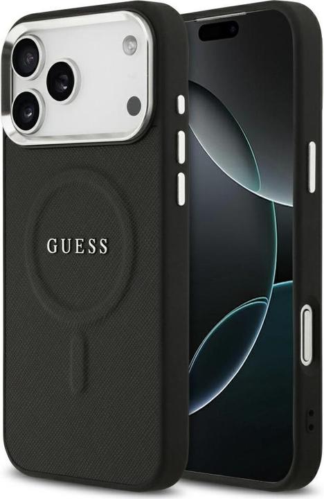 Actual product image Guess - Hardcase Classic Logo MagSafe (GUHMP17XPSAREGSK) - iPhone 17 Pro Max - Black (Apple iPhone 17 Pro Max)