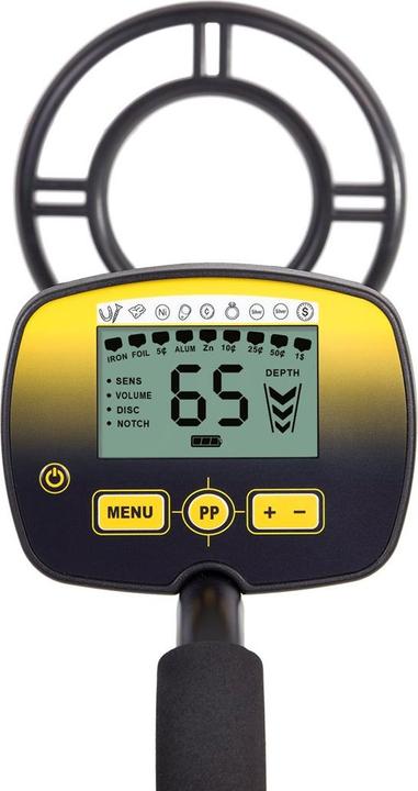Actual product image Maclean MCE995 Hunter Metal Detector with Waterproof Search Spiral and Liquid Crystal Screen Metal Detector