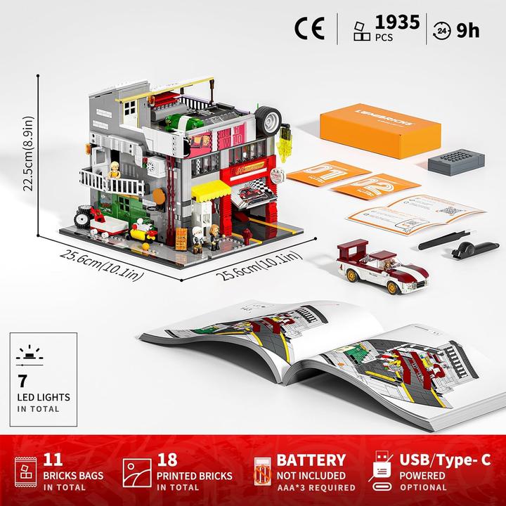 Image du produit Lumibricks Street Mod Garage