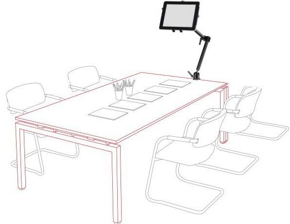 Produktbild Rensi Office-Tablethalter mit Tischklemme