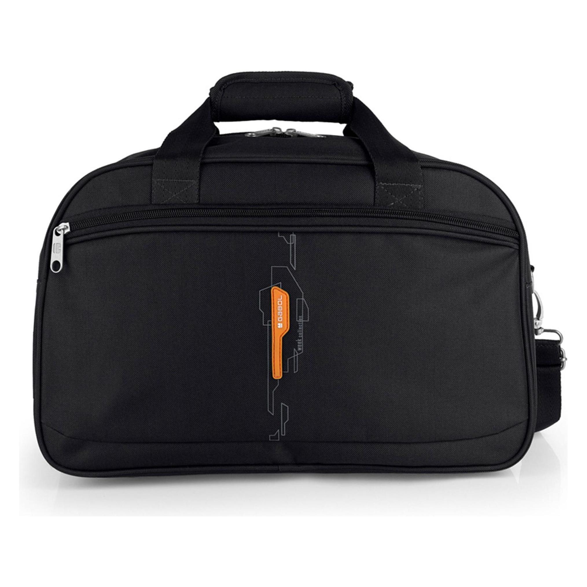 Gabol, Unisex, Tasche, Week Eco Flugumhänger 40 Cm Mit Rucksackfunktion, Schwarz, (18 l)