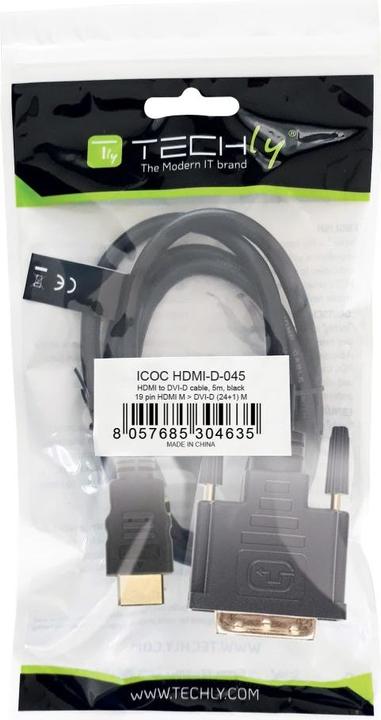 Immagine prodotto Techly HDMI (Typ A) — DVI (5 m)