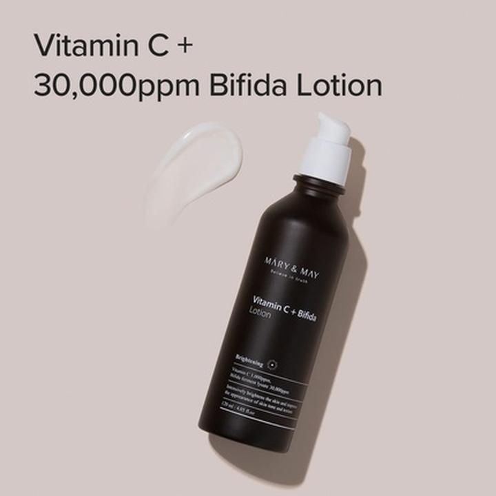 Produktbild Mary&May MARY & MAY Vitamin C+Bifida Lotion 120ml (Körperlotion, 120 ml)