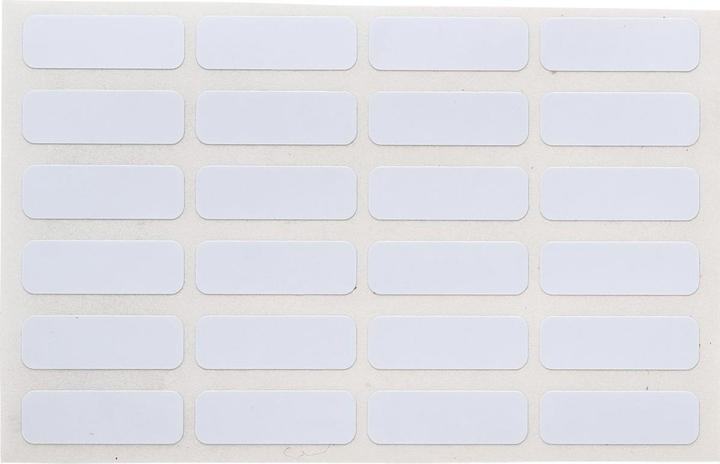 Actual product image Brady THT-1-459-10, Polyester, White, matt, 19.05 x 6.35 mm, permanent, 4-lane (10000 E. ) (1.91 cm)