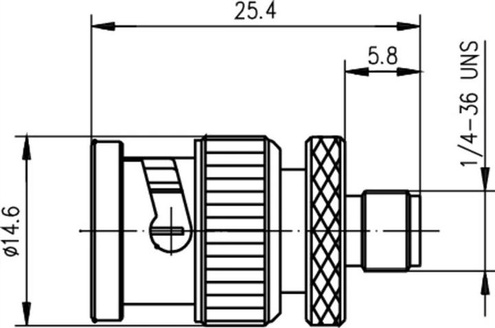 Produktbild Telegärtner BNC-Adapter BNC-Stecker