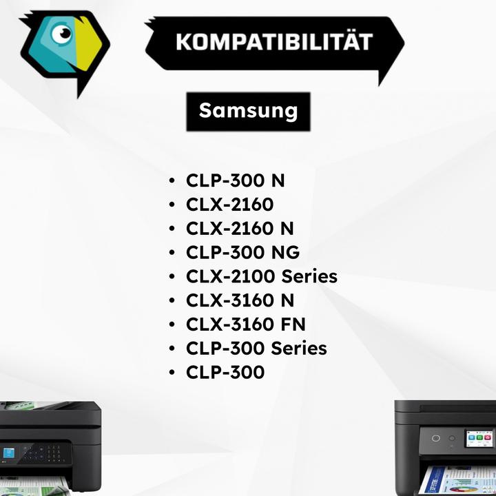Produktbild Inkadoo Toner kompatibel zu Samsung CLP-K300A/ELS Toner, schwarz Schwarz (BK)