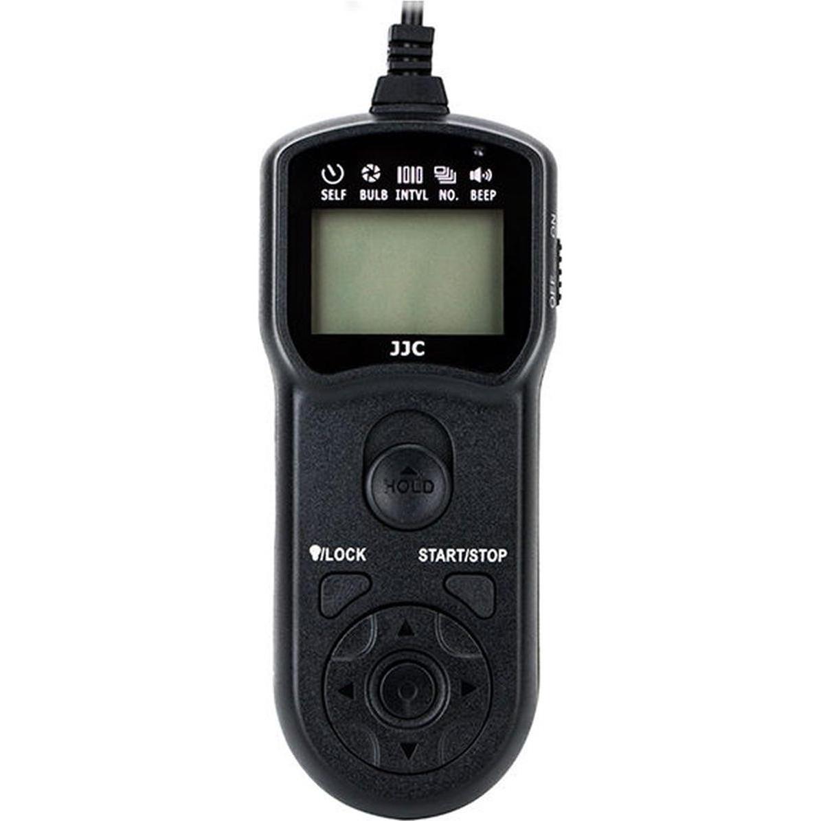 JJC Cavo per otturatore remoto del timer TM I3 (Cavo), Telecomando fotocamera, Nero