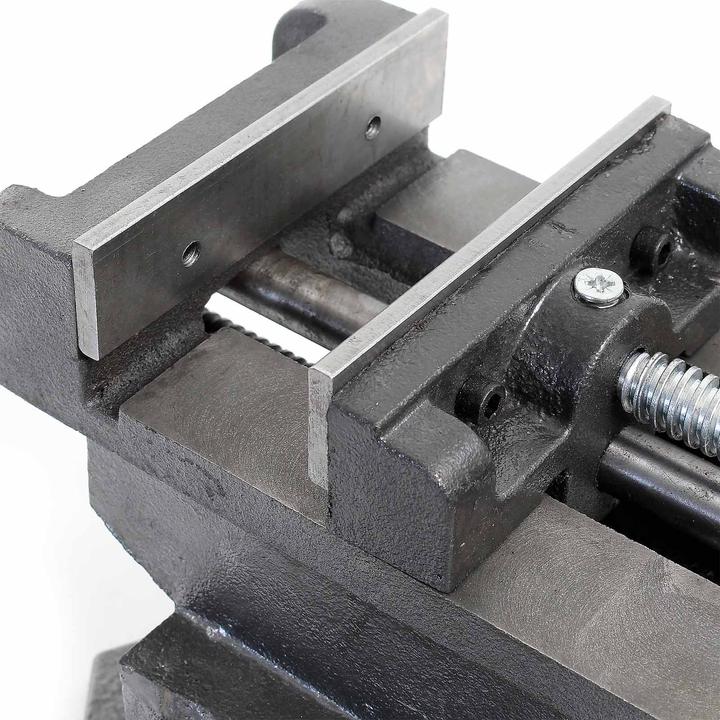 Produktbild Wiltec 125mm Schraubstock Drehteller Maschinenschraubstock Tischschraubstock (125 mm)