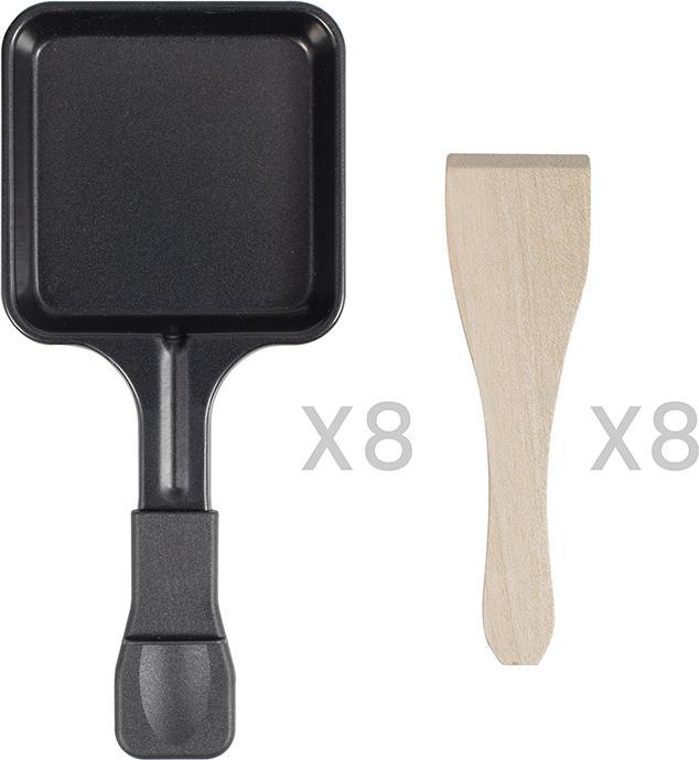 Actual product image Livoo Raclette grill 8 persons smokeless