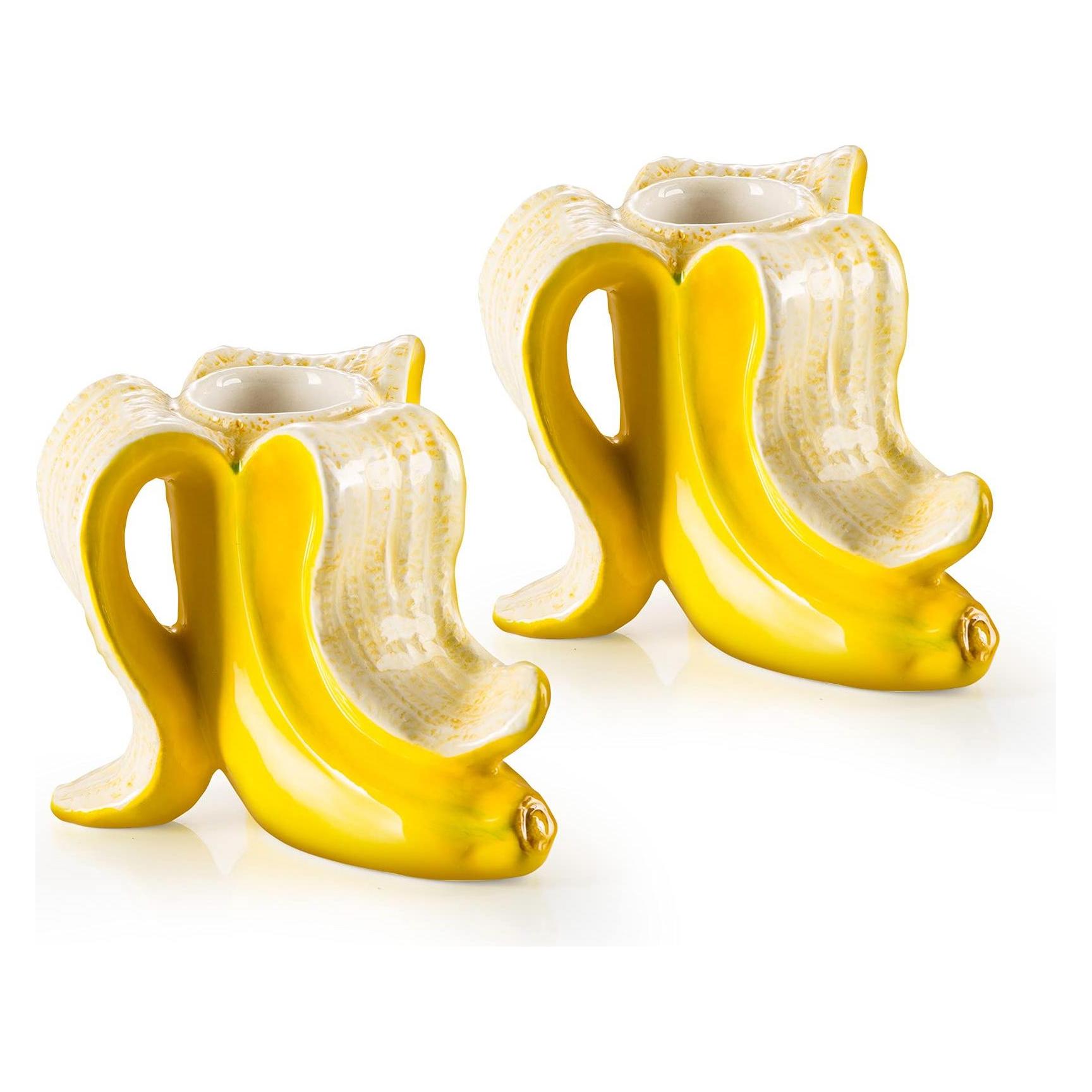 Lund-Stougaard, Kandelaar, Kandelaar - Banana Romance (2 Stuks) (210735)