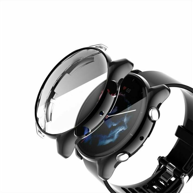 Thumbnail - Strap-it TPU-Hülle (Silikon, Amazfit GTR 3), Uhrenarmband, Schwarz