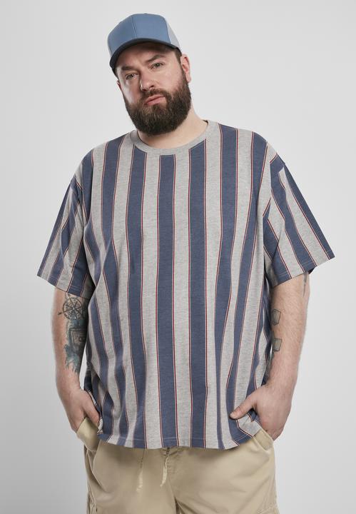 Image du produit Urban Classics Printed Oversized Bold Stripe Tee (S)