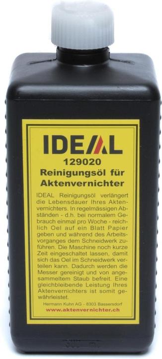 Actual product image Ideal Cleaning oil, 1/2 l for document shredders