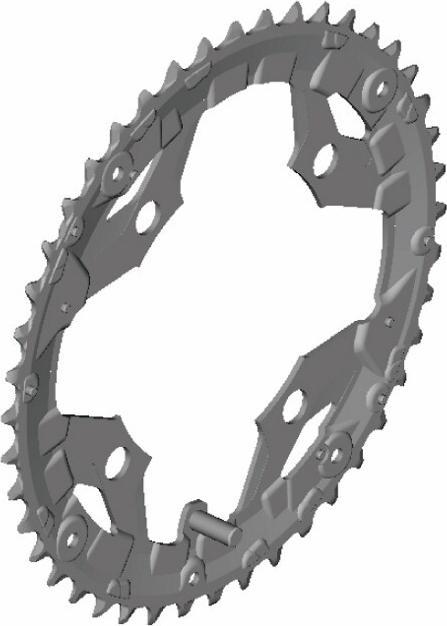 Immagine prodotto Shimano Ingranaggio ALIVIO FC-T4060 48 T per parapantaloni nero (48)