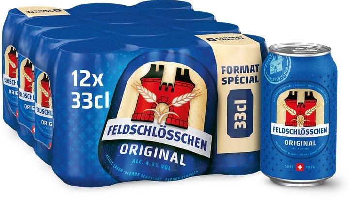 Image du produit Feldschlösschen Original (12 x 33 cl)