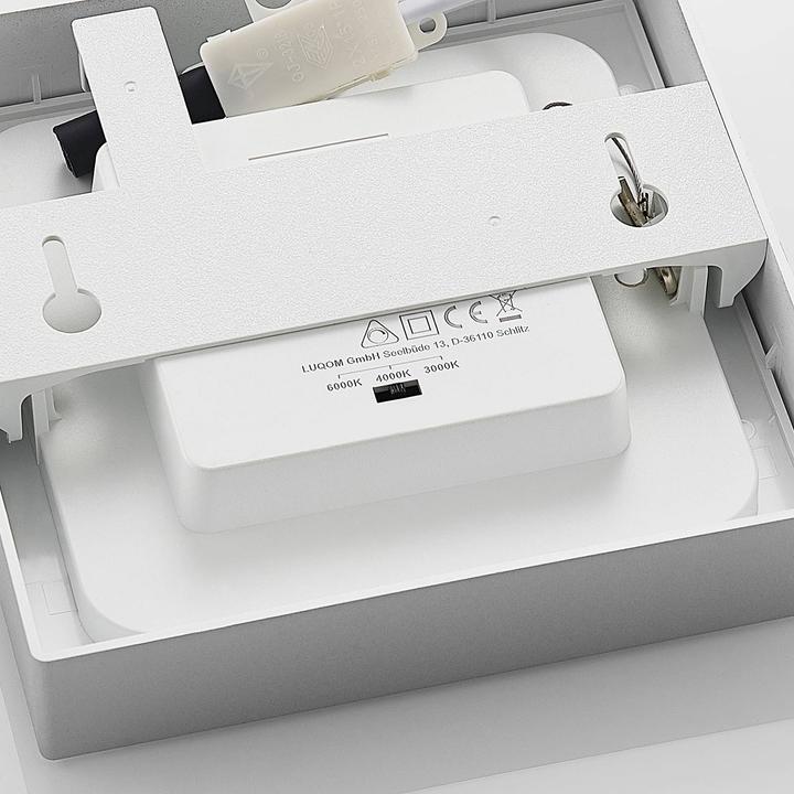 Immagine prodotto Prios Plafoniera Alette LED, argento, 17,2 cm (1374 lm)