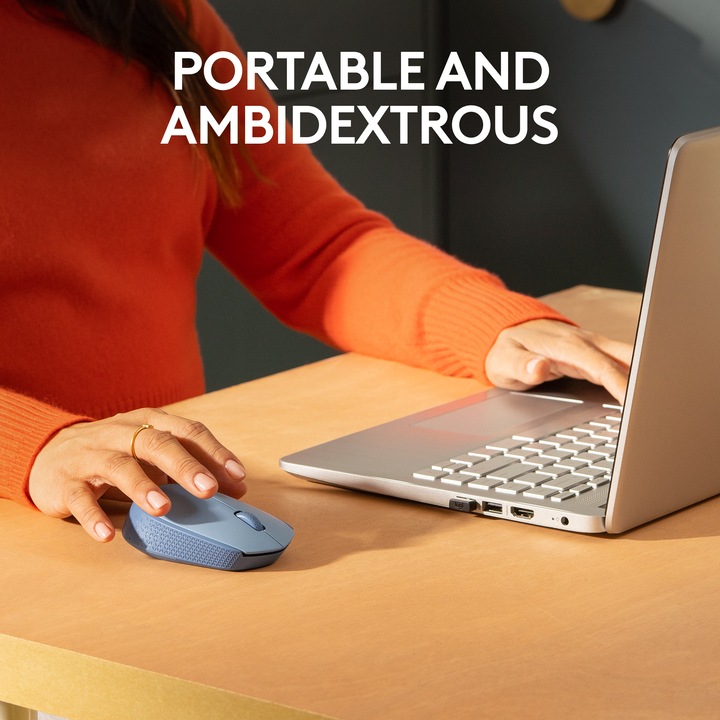 Productafbeelding Logitech M171 Draadloze Muis - Blauwgrijs (Draadloze)