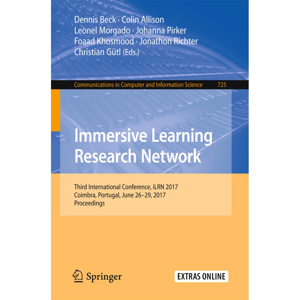 Immersive Learning Research Network, Fachbücher von Dennis Beck, Jonathon Richter, Colin Allison, Leonel Morgado, Johann...