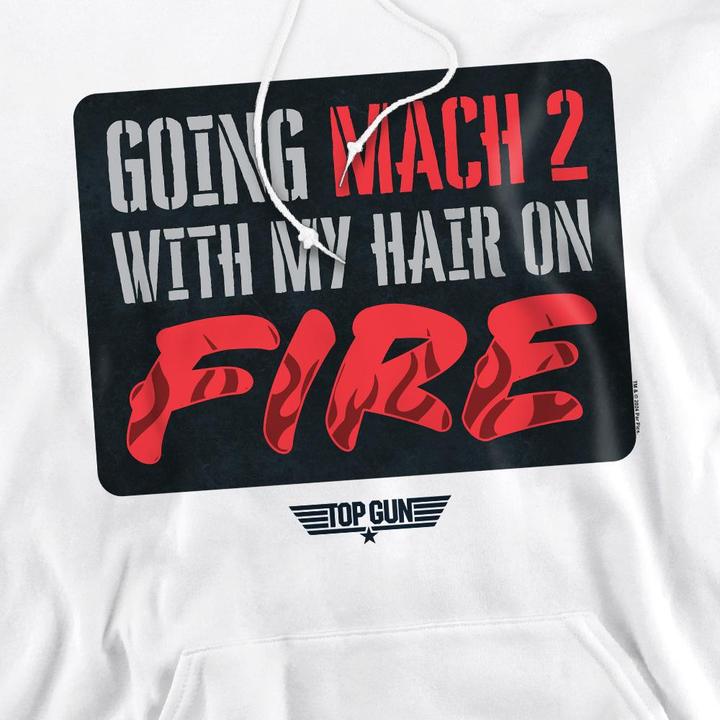 Produktbild Top Gun Mach 2 Hair On Fire Kapuzenpullover (M)