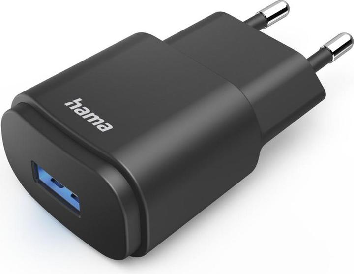 Immagine prodotto Hama Caricatore USB, alimentatore USB-A, adattatore universale, display LED, 6 W, nero (6 W)