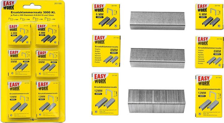 Immagine prodotto Easy Work Assortimento di graffe di ricambio (6x)