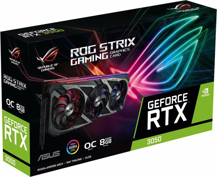 Produktbild ASUS ROG STRIX GeForce RTX 3050 OC 8G (8 GB)