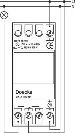 Produktbild Doepke DOEP Data Micro + Digitale Tages- und Wochenschaltuhr Data M