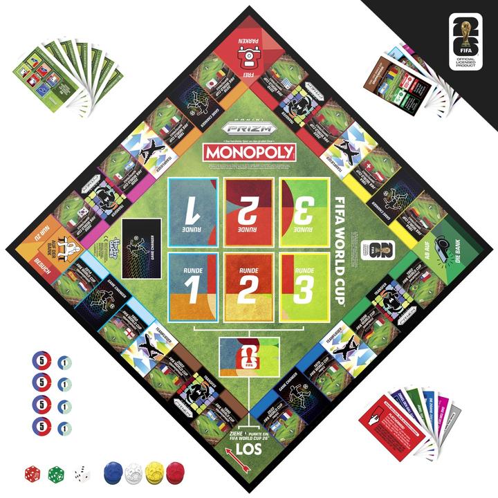 Actual product image Hasbro Gaming Monopoly FIFA Edition Core Game (German, 2 - 6 Players)
