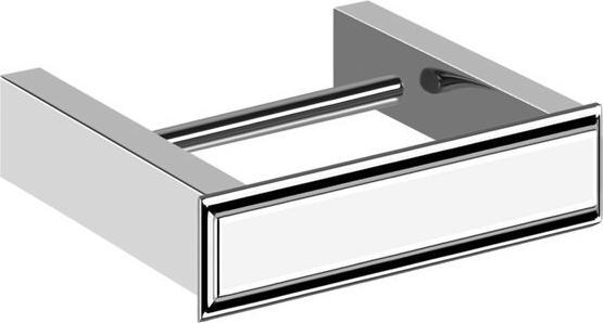 Gessi Eleganza, wall holder for toilet paper, 46455