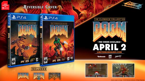 Actual product image Limited Run DOOM: The Classics Collection ( #395) (import) (PS4, EN)