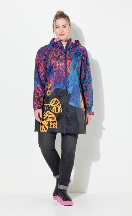 Produktbild Laurasøn Funktions-Regenmantel, Kapuze, Zipper, verdeckte Taschen (XL)