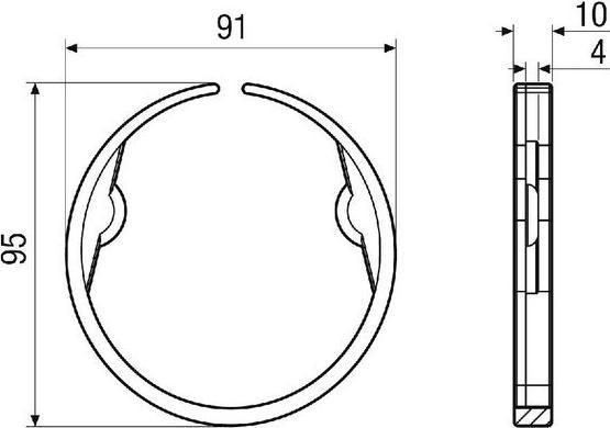 Actual product image Maico Brackets
