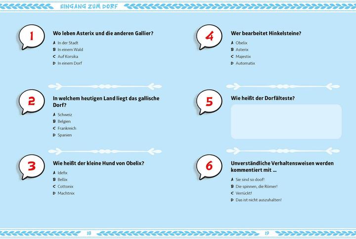 Produktbild Buch - Quiz Asterix-Fans (Deutsch)