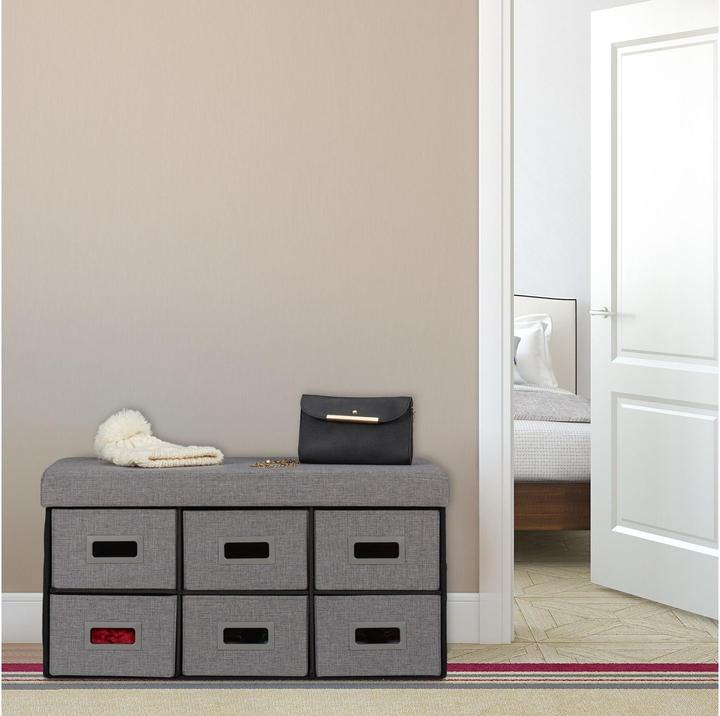 Actual product image Relaxdays storage bench (75.50 cm)