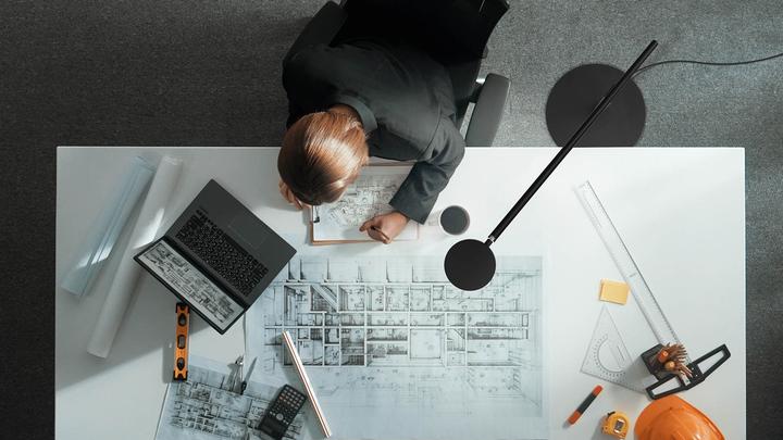 Actual product image Luctra Floor lamp ® FLOOR LITE, black (900 lm)