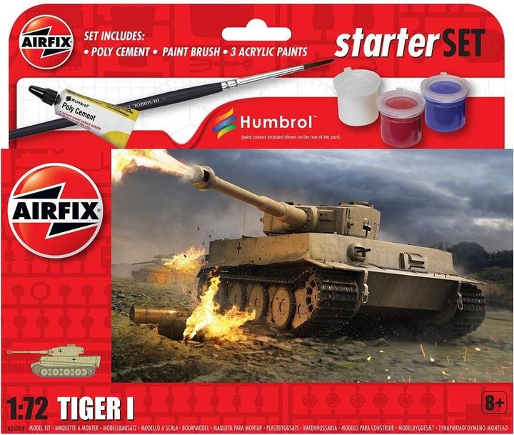 Produktbild Airfix Bausatz Panzer Tiger 1 Anfänger Set 1:72