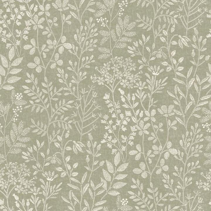 Grandeco Karuna Embroidered Stitched Vinyl Textured Wallpaper (53 x 1000 cm)