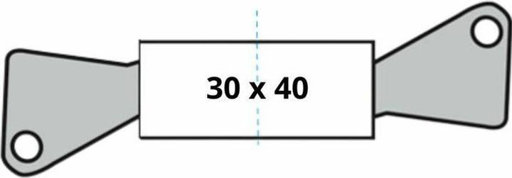 Actual product image Yale Schliesszylinder 30 x 40 mm Messing (Profile cylinder)