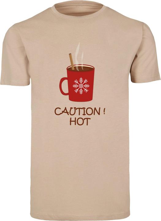 Actual product image Merchcode Caution Hot T-Shirt Round Neck - 116921 (4XL)