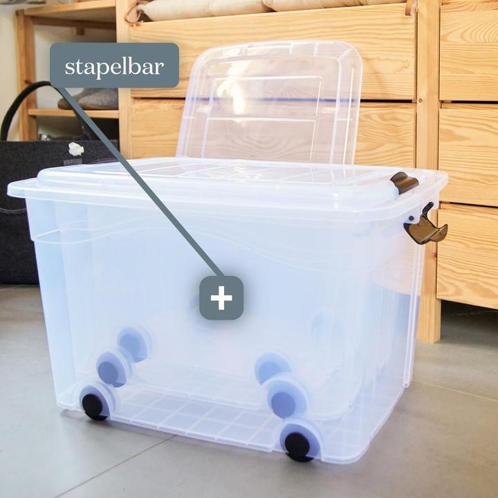 Actual product image Siena Home Storage box 60 l with castors (61 x 45 x 36 cm, 60 l)