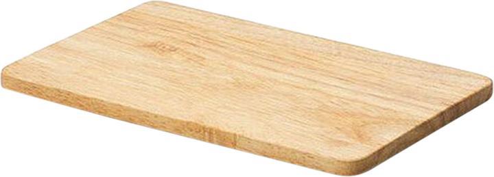 Image du produit Continenta Gummibaum geölt Schneidebrett, 29x18,5x1,2 cm